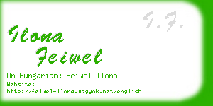 ilona feiwel business card